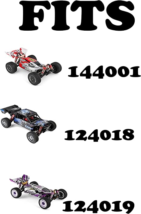 WL Toys Support de moyeu C de direction avant noir 144001 124018 124019