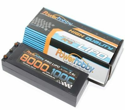 Batterie Lipo POWER HOBBY 2S 7,4 V 8000 MAH 100c (rafale 200c)