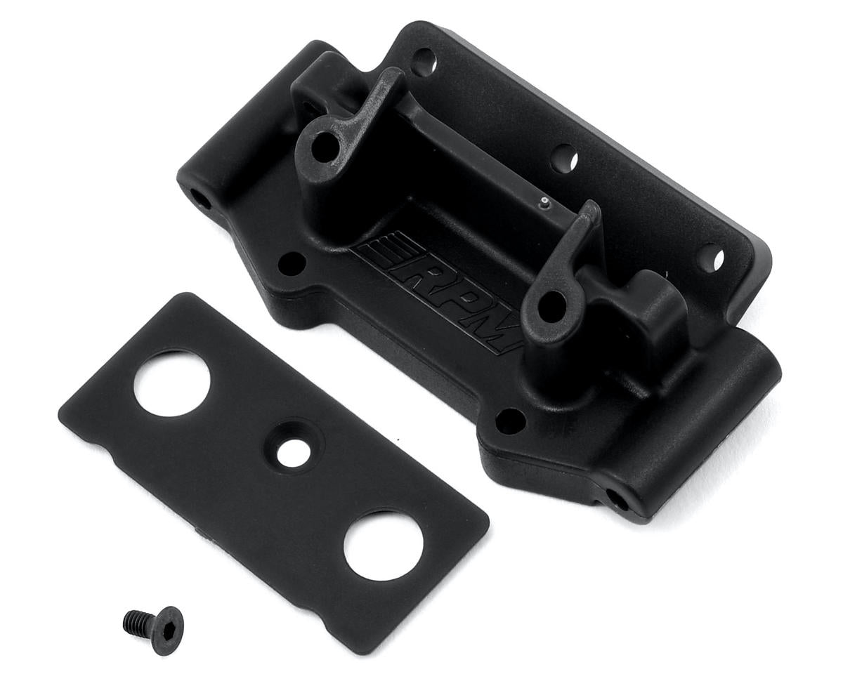 RPM 73752 Traxxas 2WD Front Bulkhead (Black)