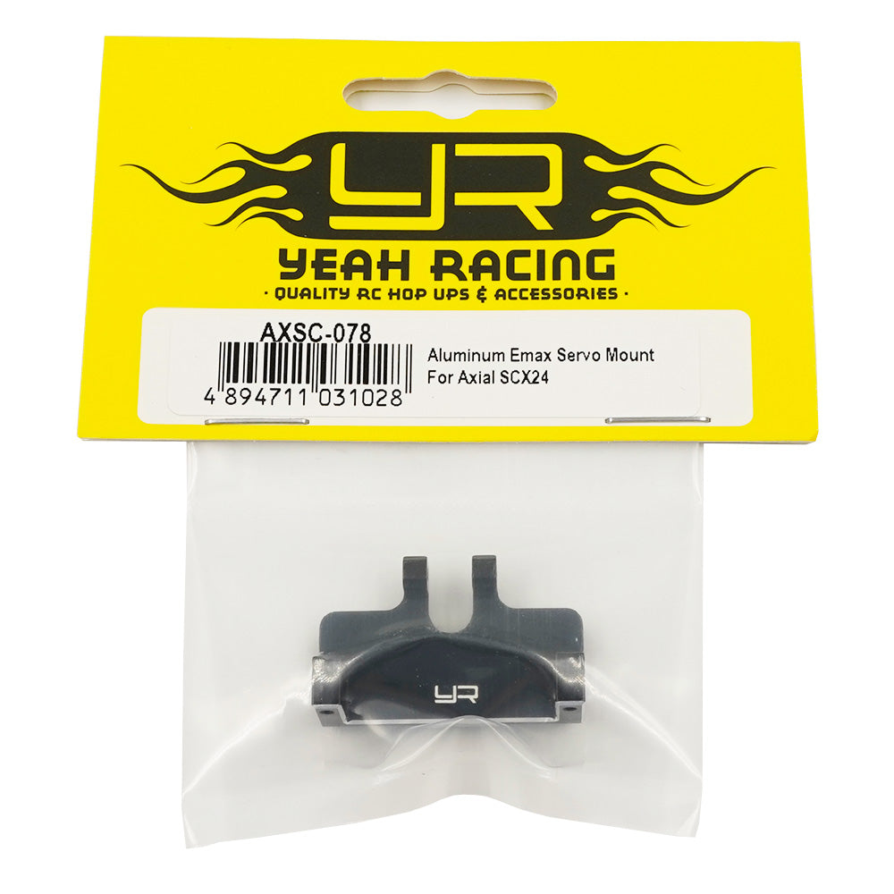 Yeah Racing AXSC-078 ALUMINUM EMAX SERVO MOUNT FOR AXIAL SCX24