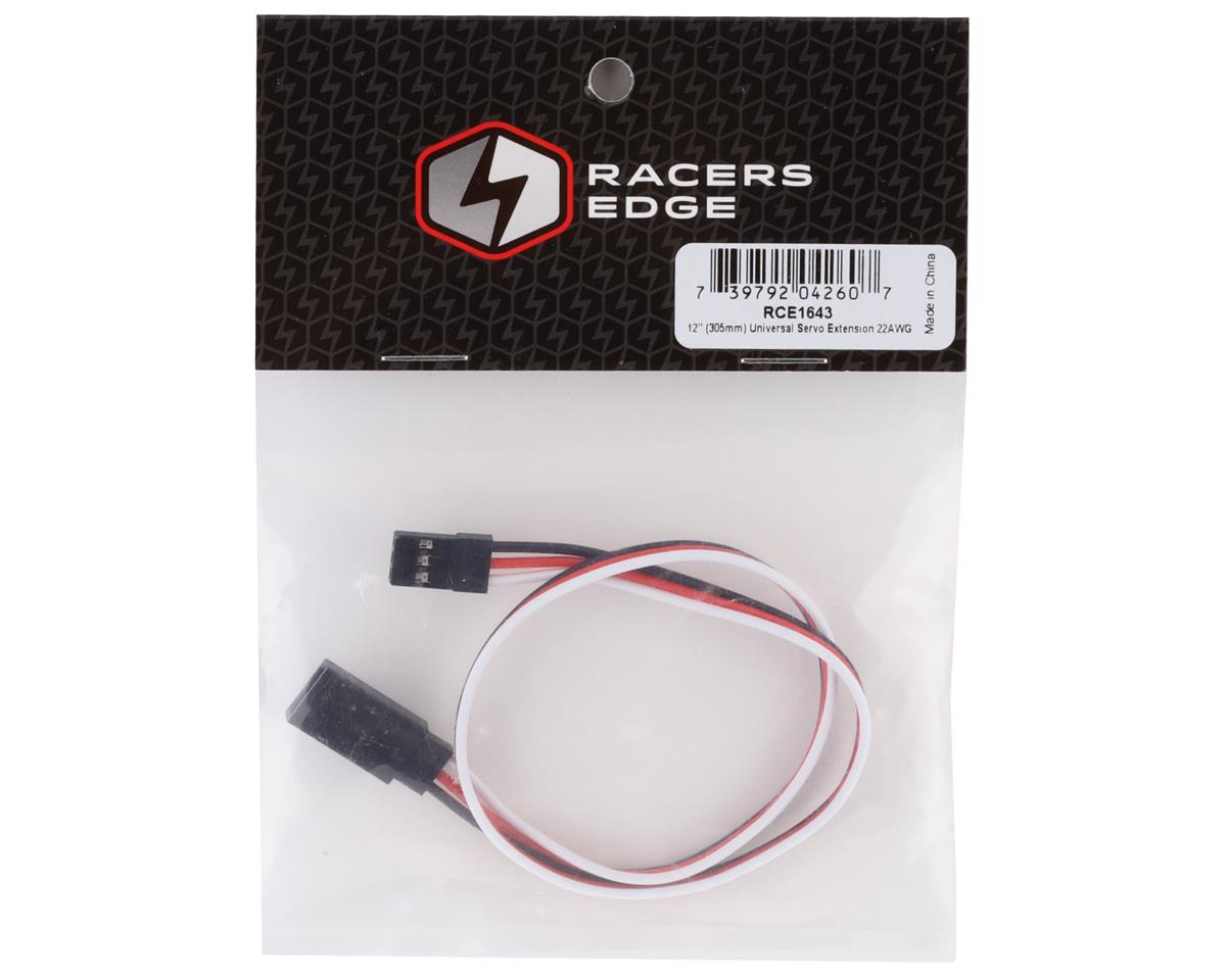 Racers Edge RCE1643 Universal Servo Extension (Standard 22AWG) (12")