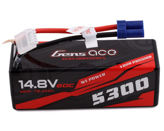 Gens Ace GEA53004S60E5 4s LiPo Battery 60C (14.8V/5300mAh)