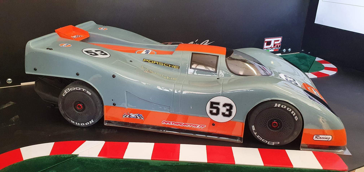 EL CUERPO DELTA PLASTIK 8508 PORSCHE 917 SE ADAPTA A LA INFRACCIÓN ARRMA, ILIMITADA, ESCALA 1/7