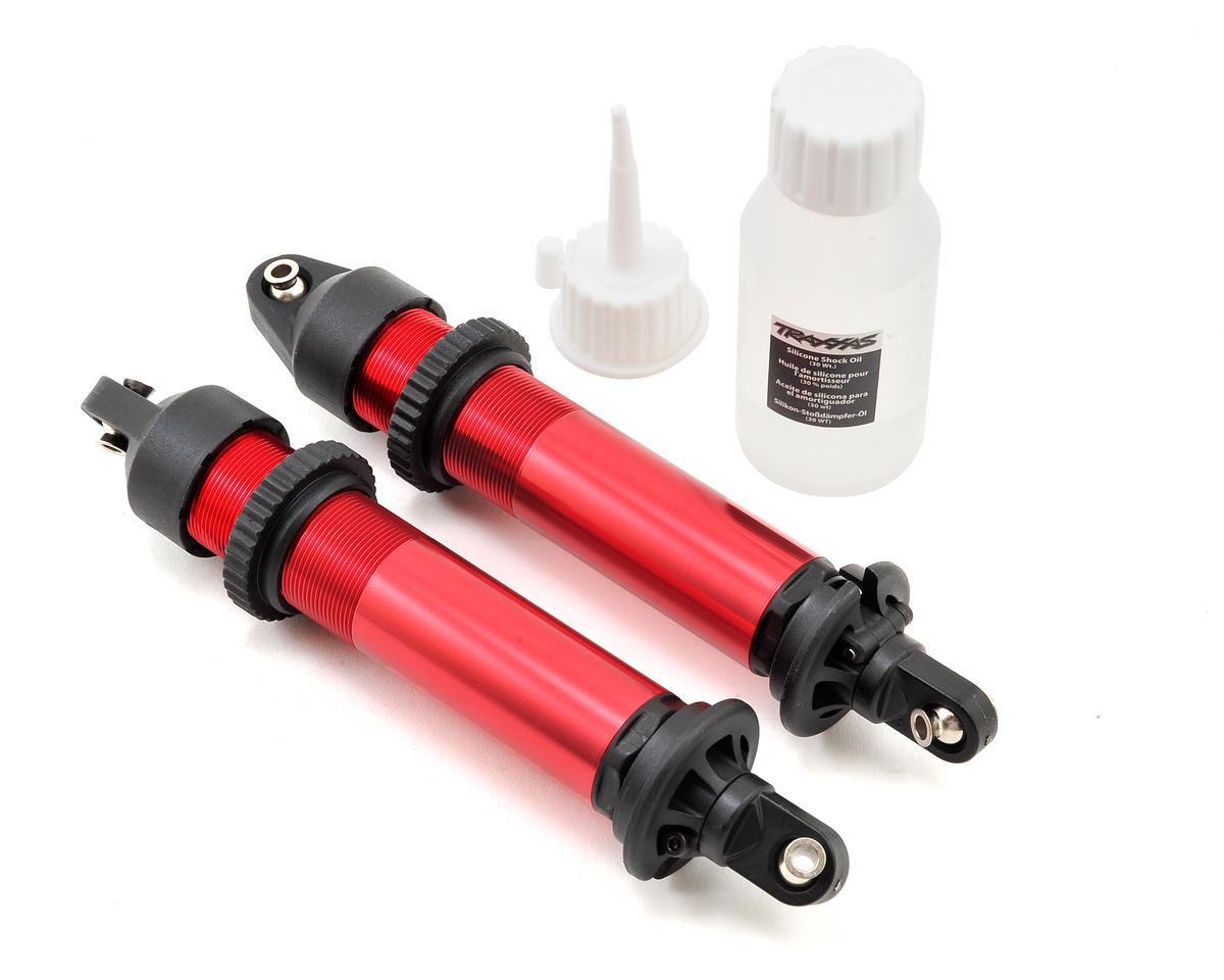 Traxxas 7761R X-Maxx GTX Assembled Shocks (Red) (2)