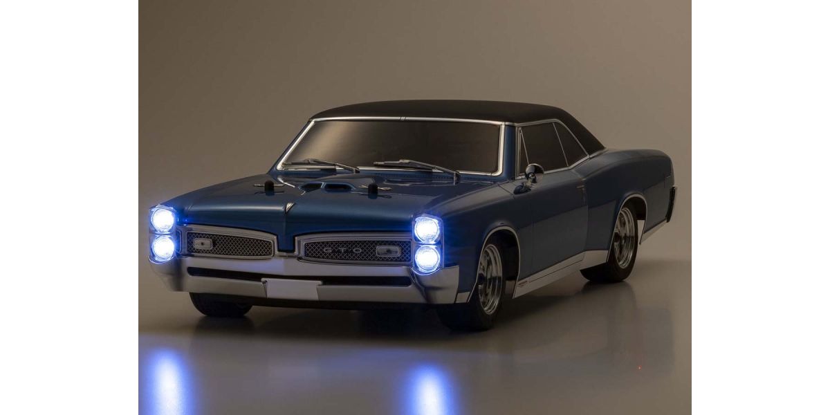 KYOSHO KYO34431T2 Fazer Mk2 FZ02 1967 Pontiac GTO, Tirol Azul, 1/10 Eléctrico 4WD
