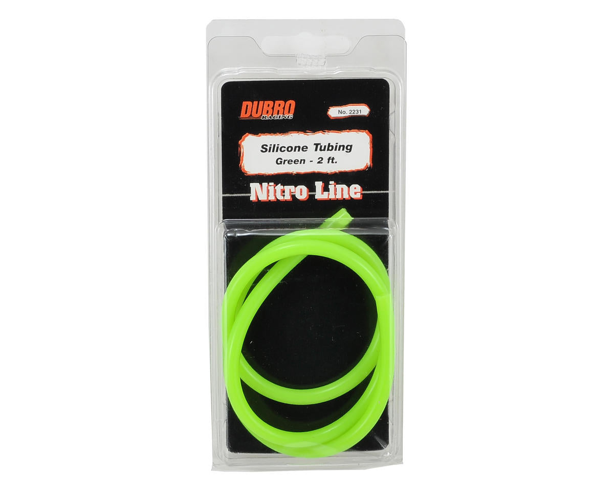 DuBro DUB2231 "Nitro Line" Silicone Fuel Tubing (Green) (61cm)