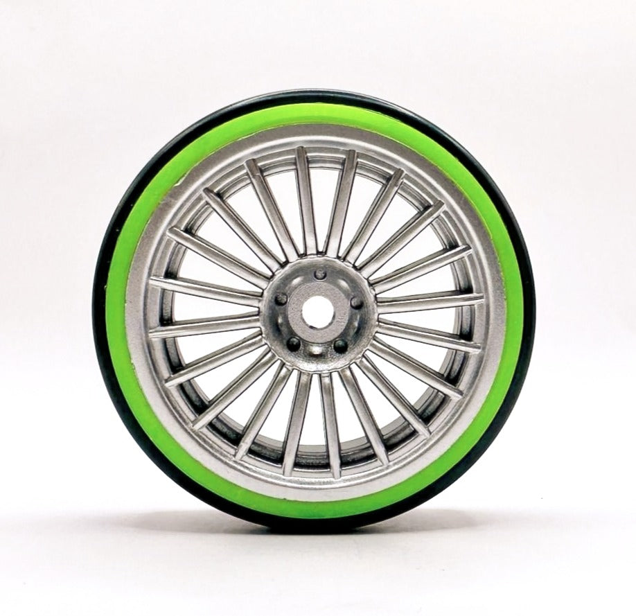 IronManRc 1/10 ROUES DRIFT AVEC PNEUS DURS * ALPINAS * 4 PACK