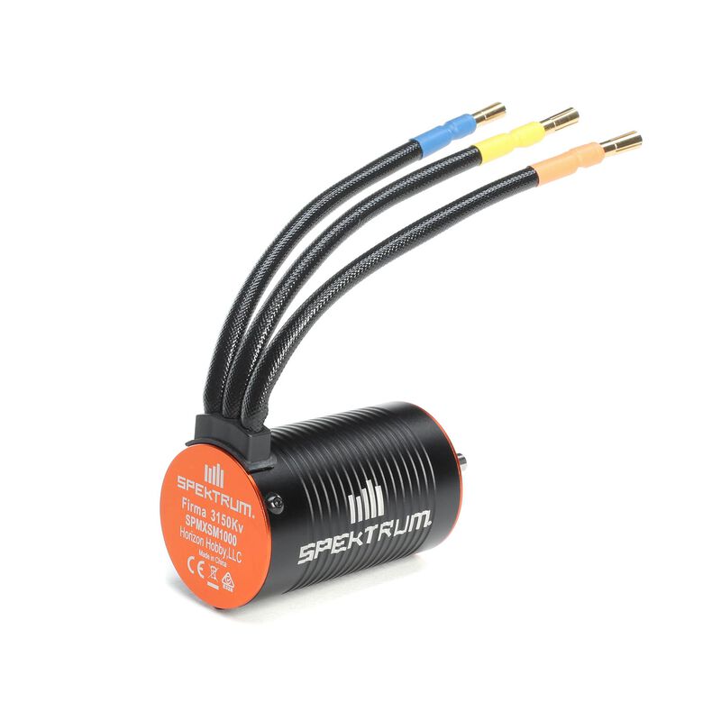 Moteur sans balais SPEKTRUM SPMXSM1000 Firma, 3150Kv, balle de 4 mm