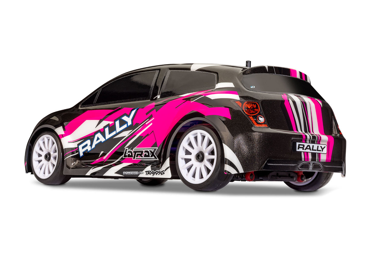 TRAXXAS 75054-5 BLK 1/18 LATRAX RALLY PINK & BLACK