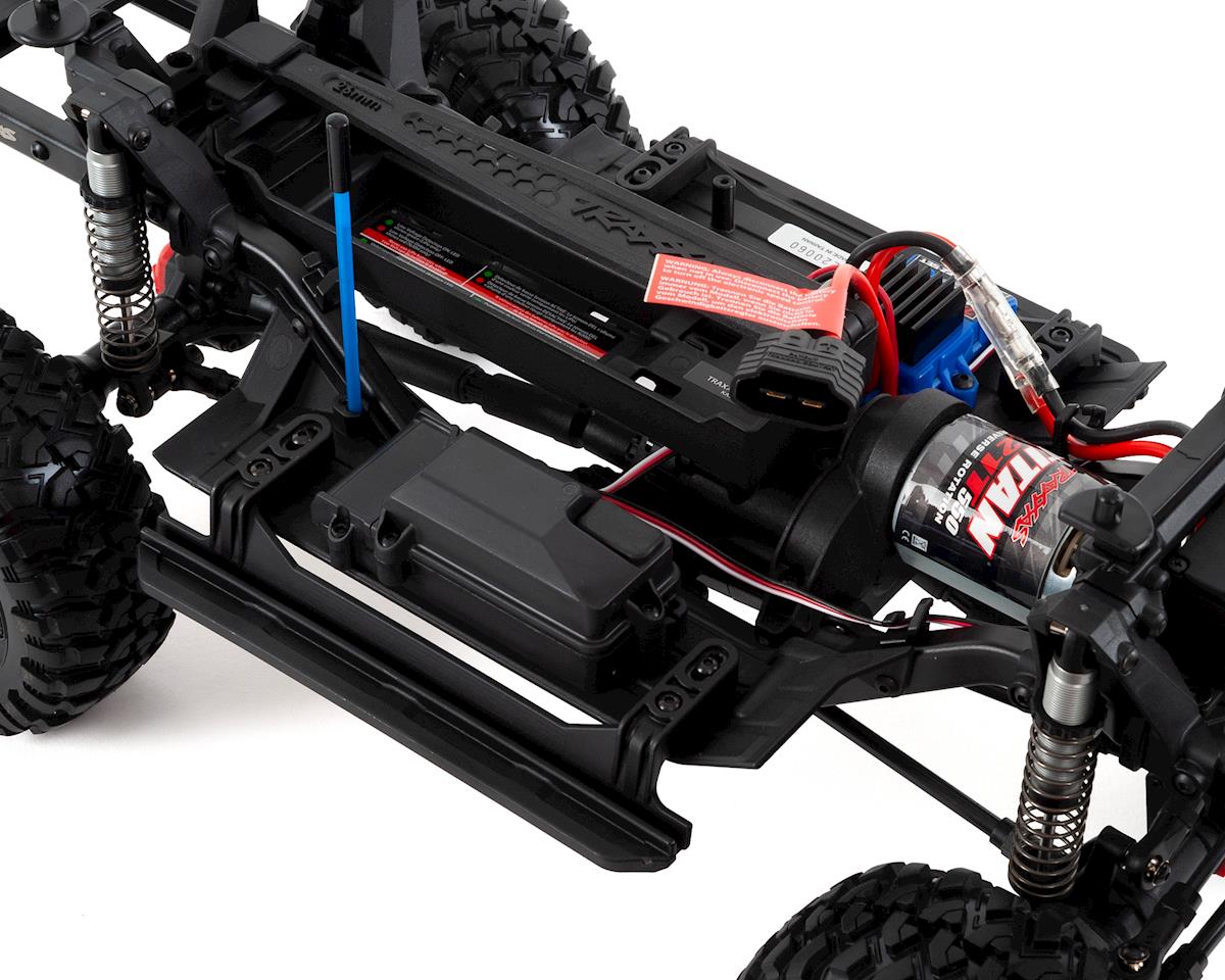 Traxxas TRX-4 Sport Trail Rock Crawler à l'échelle 1/10 (bleu) avec ESC XL-5 HV et TQ 2.4