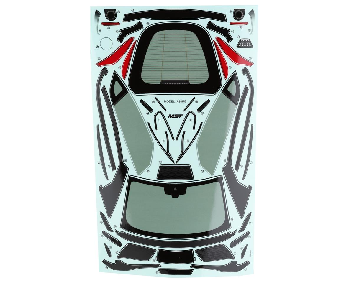 MST 720020 A90RB Drift Body Set (Clear)