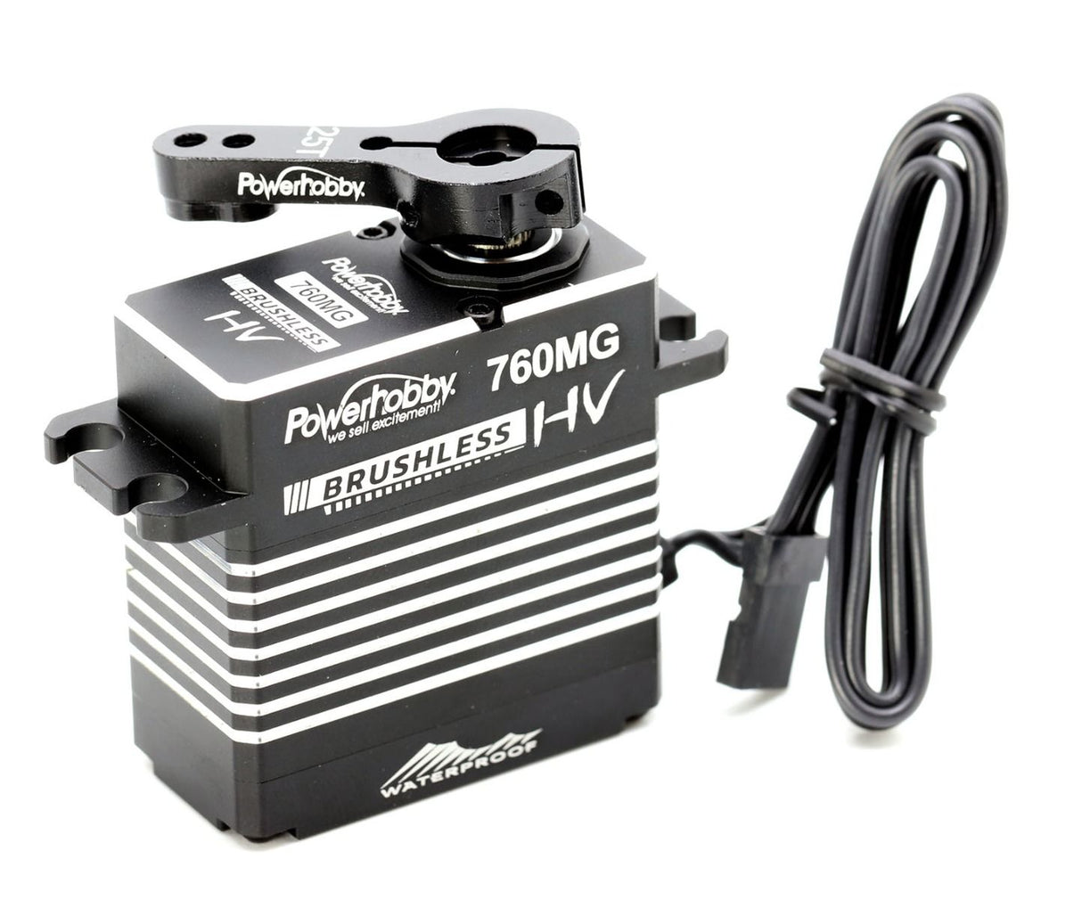 Powerhobby ph760MG HV servo à engrenages en acier sans balais étanche/boîtier en aluminium