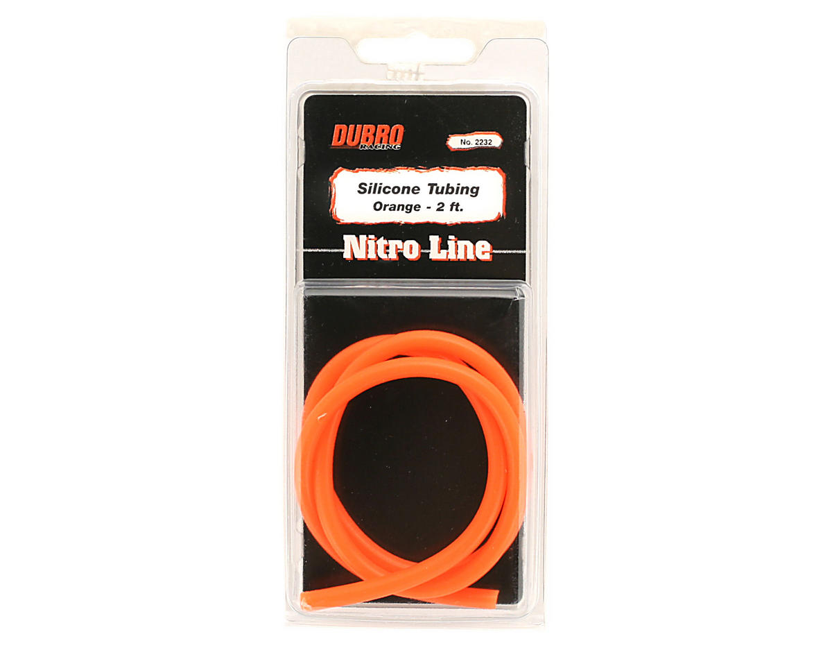 DuBro DUB2232 Tubo de combustible de silicona "Nitro Line" (naranja) (61 cm)