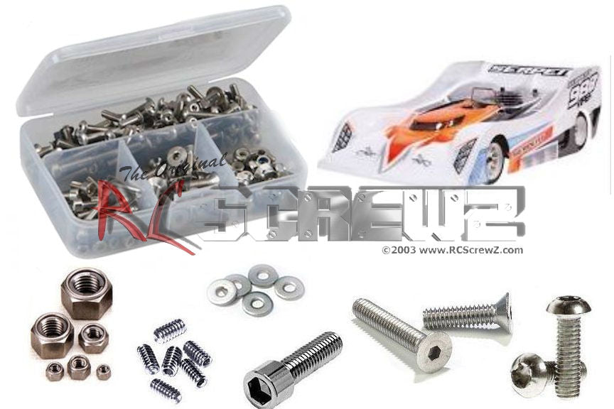 Kit de vis en acier inoxydable Serpent 988 Viper 1/8ème SER065