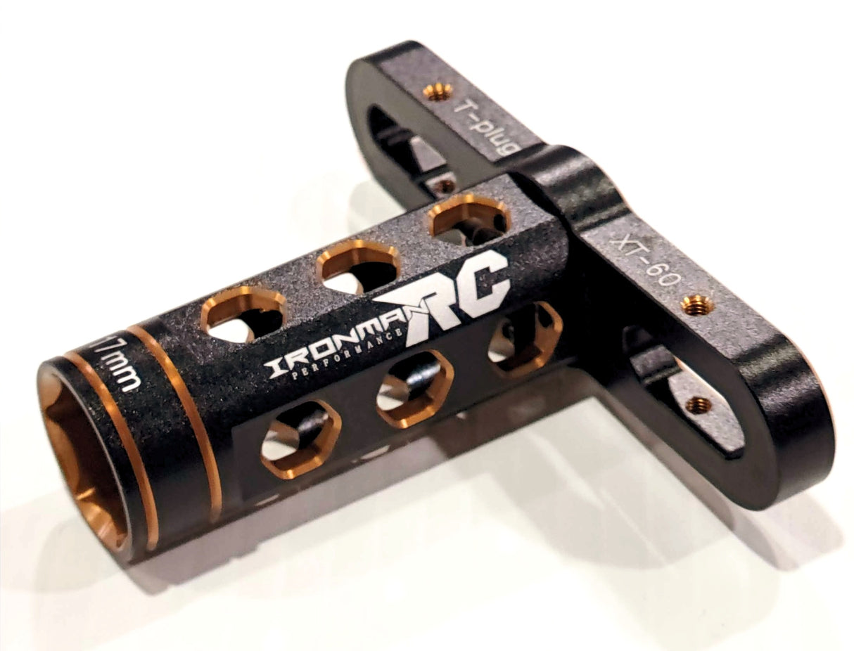 IRonManRc Clé à molette à poignée en T de 17 mm NOIR/ORANGE