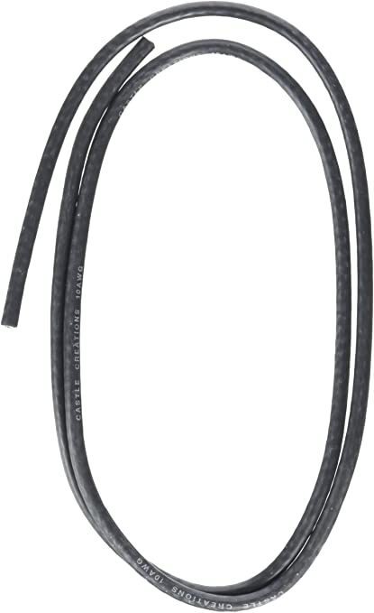 CASTLE WIRE 011-0030-00 10 GAUGE - BLACK - 36"