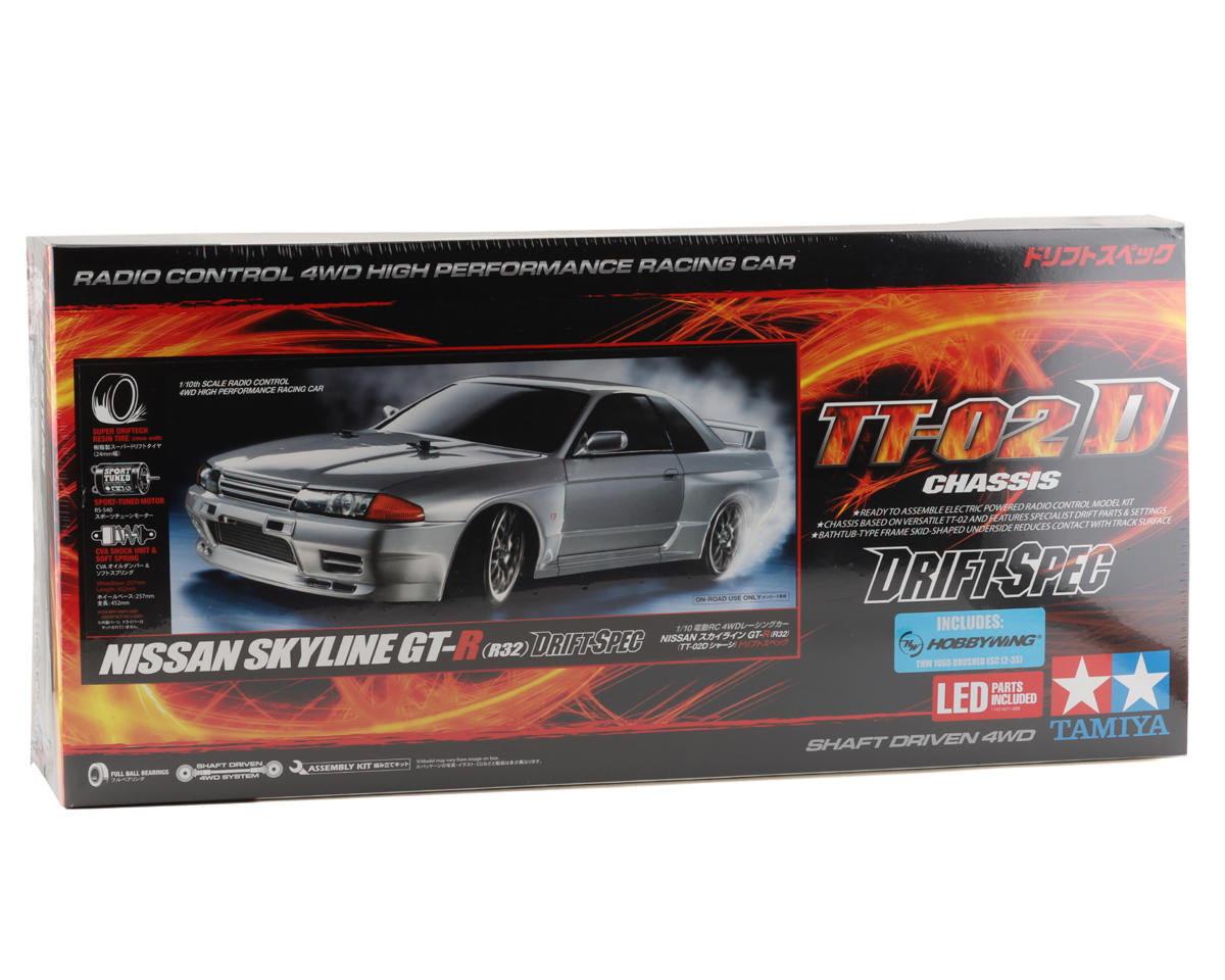 Tamiya 58651-60a Nissan Skyline GT-R R32 1/10 4WD Drift Spec Kit (TT-02D)