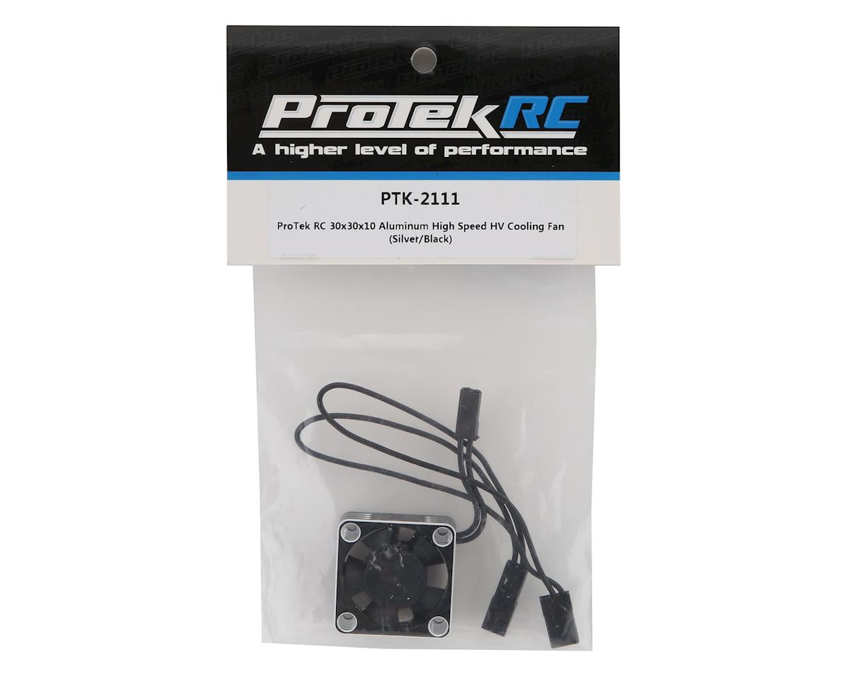 Ventilateur de refroidissement HV haute vitesse en aluminium ProTek RC 2111 30x30x10mm (argent/noir)