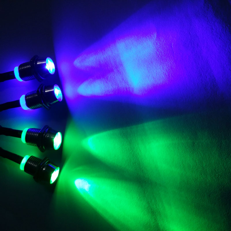 IslandHobbynut KIT DE LUCES 14 - 2x LED AZUL 5mm 2x LED VERDE 5mm (4uds)