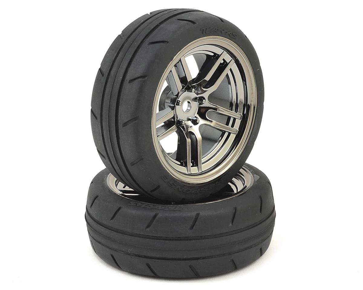 Traxxas 8373 4-Tec 2.0 1.9" Response Front Pre-Mounted Wheels