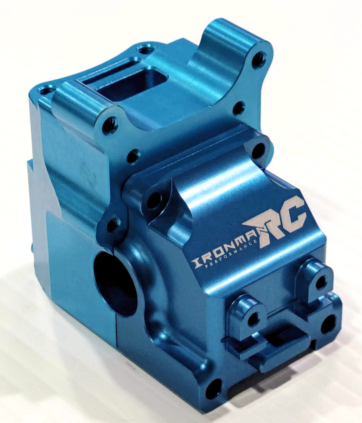 IronManRc HOBAO VTE2 *TRASERO* Caja de cambios de aluminio azul