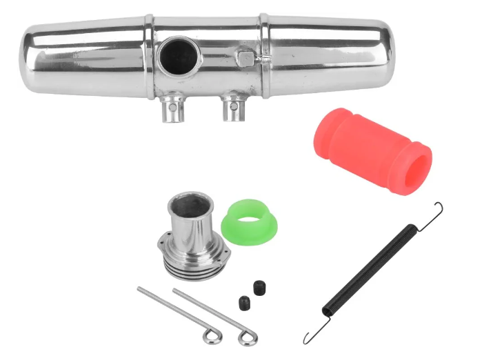 IRonManRc Tuyau d'échappement arrière universel double réglé 1/10 1/8