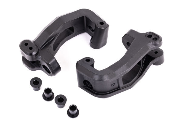 Traxxas 9532 Blocs de roulettes (moyeu en C), bagues gauche et droite/kingpin (4)