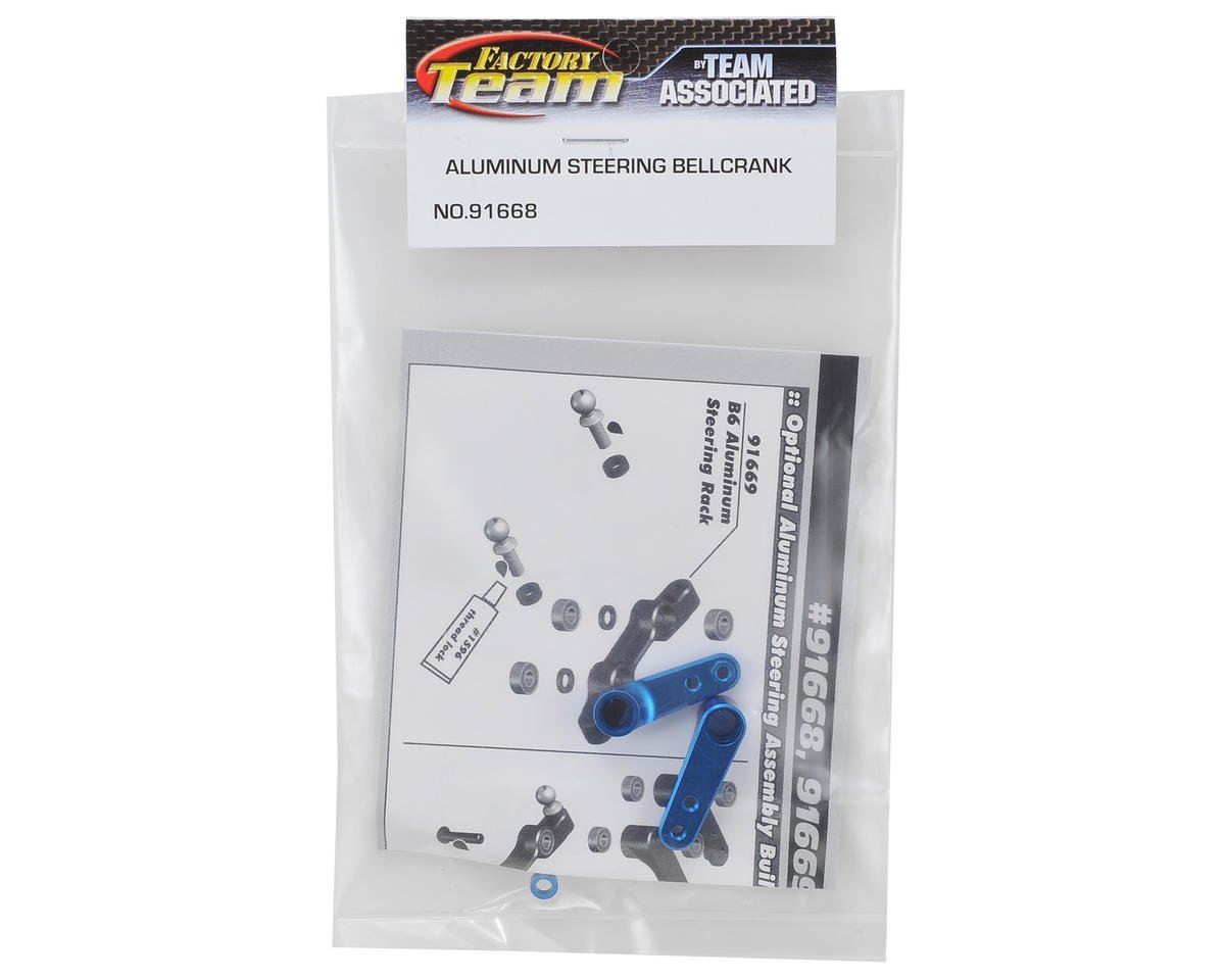 Team Associated B6 Factory Team Manivela de dirección de aluminio ASC91688