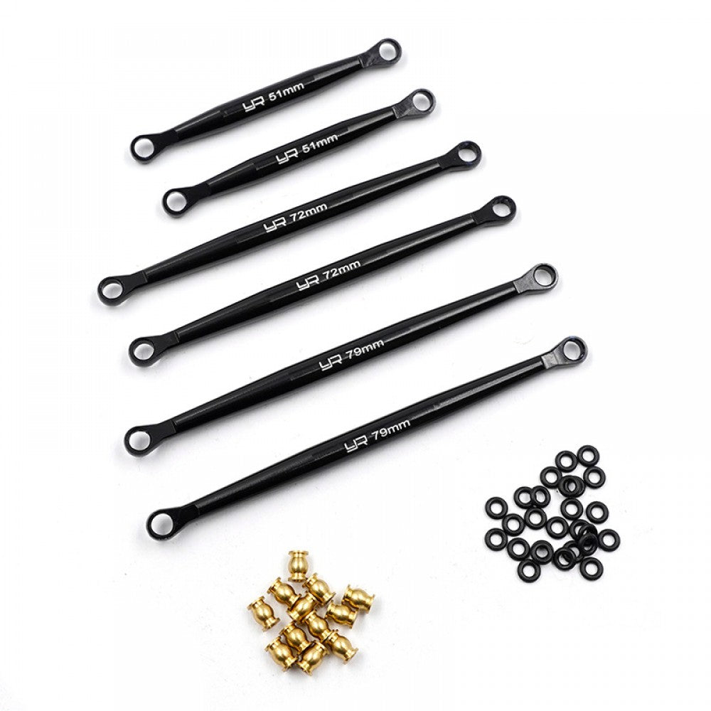 Yeah Racing AXSC-099 JEU DE LIENS EN ALUMINIUM POUR AXIAL SCX24 JEEP JT GLADIATOR