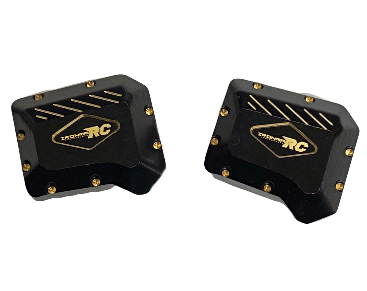 IronManRc TRX-4 COUVERCLE D'ESSIEU AVANT ARRIÈRE EN LAITON NOIR