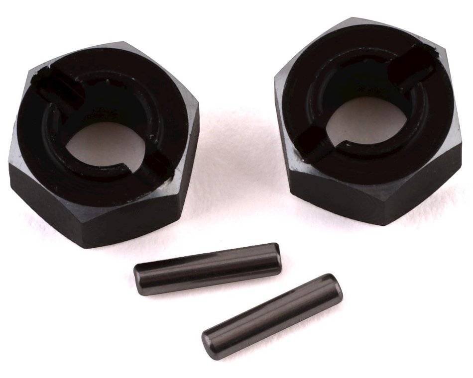 Losi LOS312004 Mini-T 2.0 Juego hexagonal trasero de aluminio (negro)