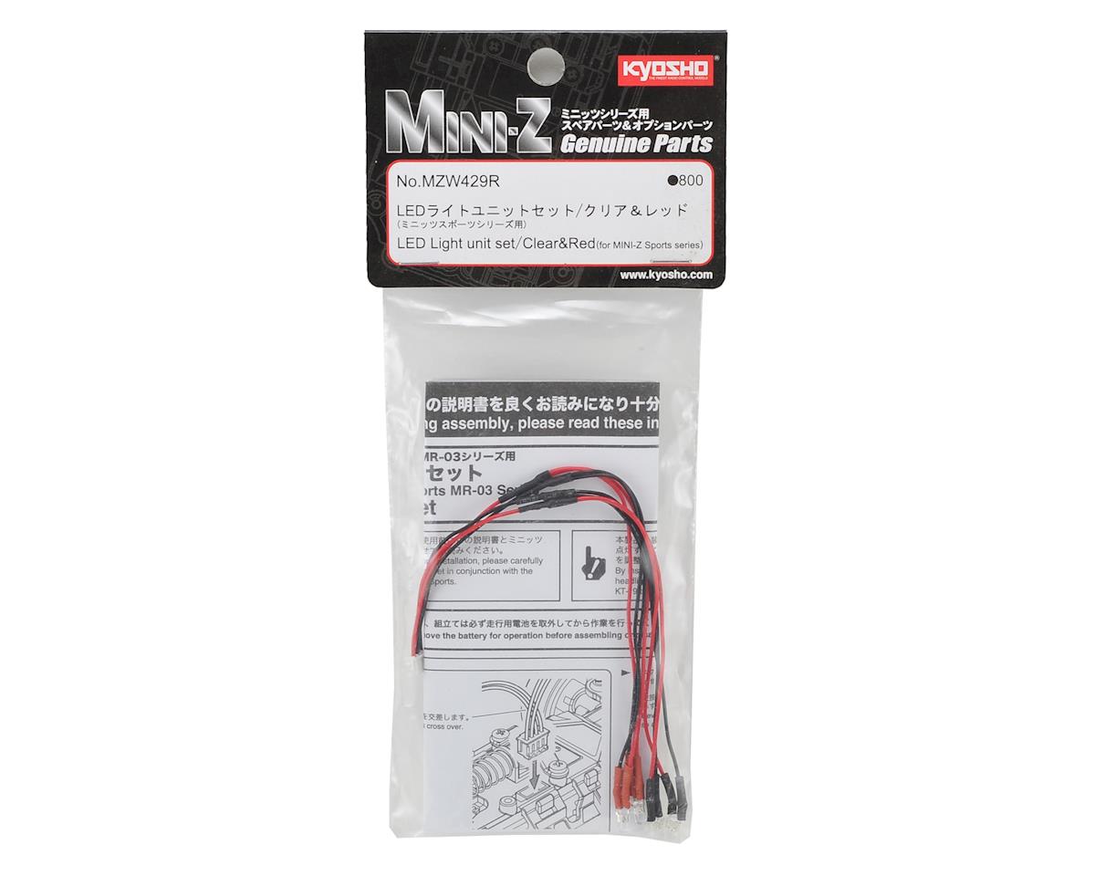 Kyosho MZW429R Juego de luces LED deportivas MINI-Z (MR-03S y Mini-Z 4X4)