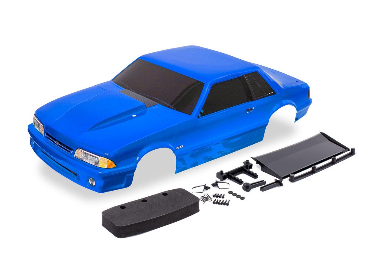 Traxxas 9421X Ford Mustang Fox Body Blue