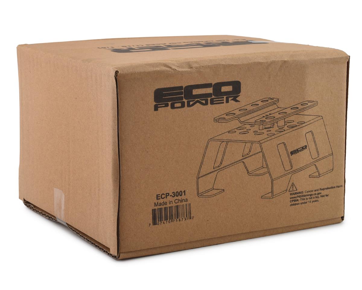 Support de voiture rotatif EcoPower ECP-3001 1/10 et 1/8 en aluminium avec support anti-choc