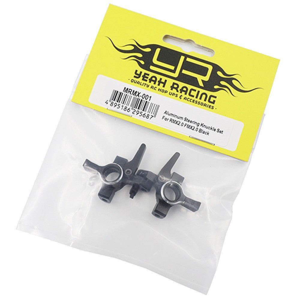 Yeah Racing MRMX-001 ALUMINUM STEERING KNUCKLE SET FOR MST RMX2.0 FMX2.0 BLACK