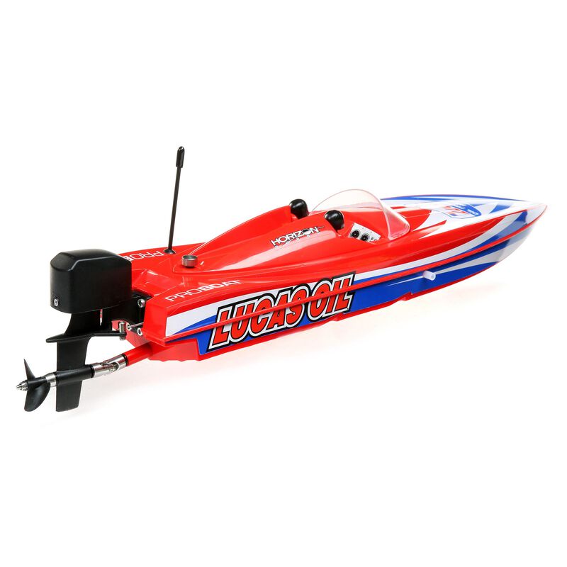 Pro Boat PRB08044T2 17" Power Boat Racer Deep-V RTR Brushless Boat (Lucas Oil) w