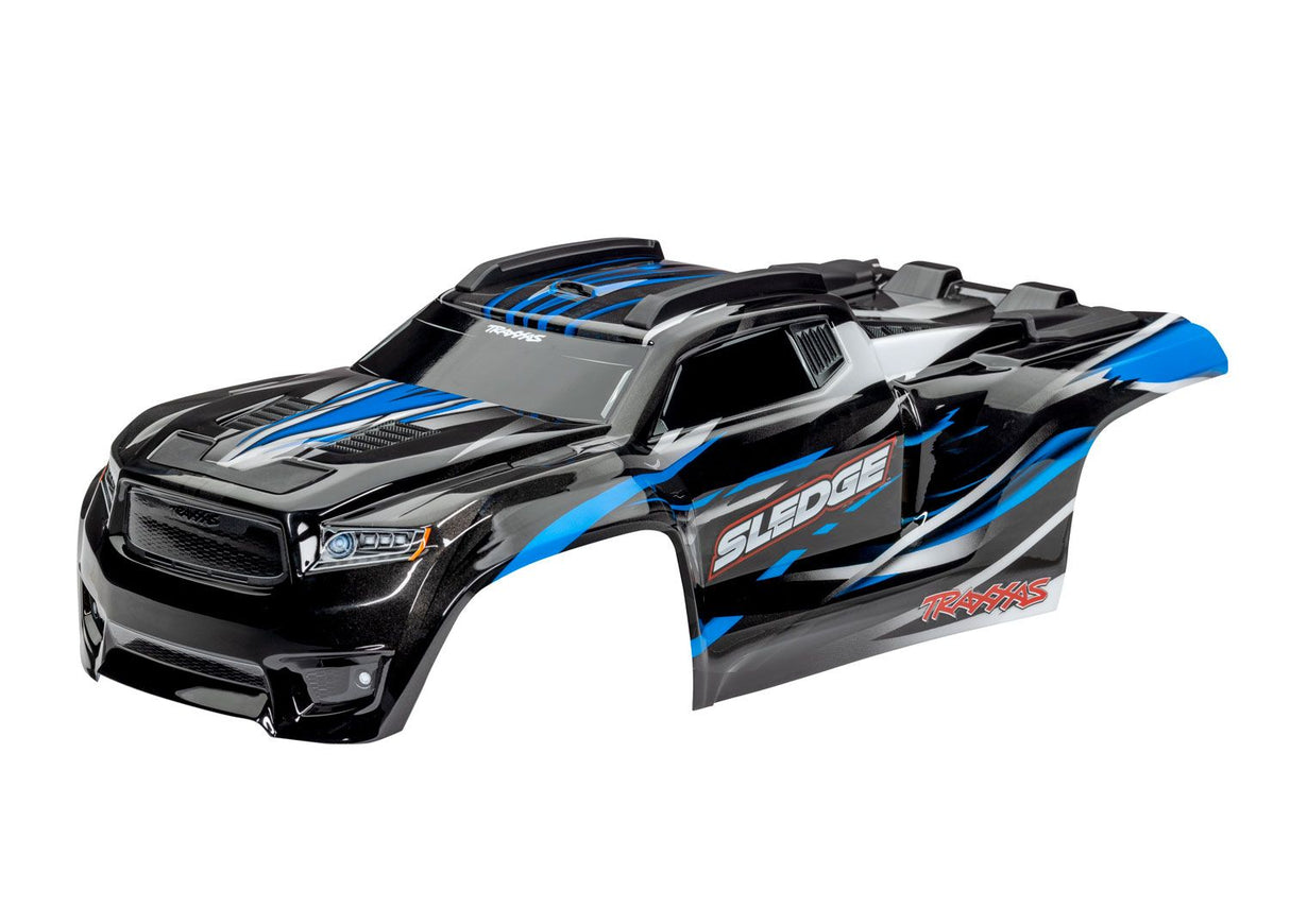 TRAXXAS 9511A BODY, SLEDGE BLUE COMPLETE