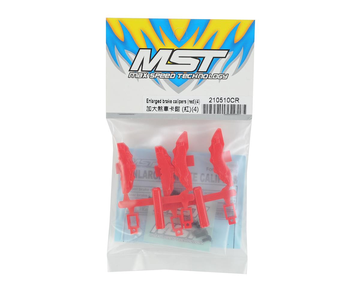 Étriers de frein élargis MST 210510CR RMX 2.0 S (rouge) (4)