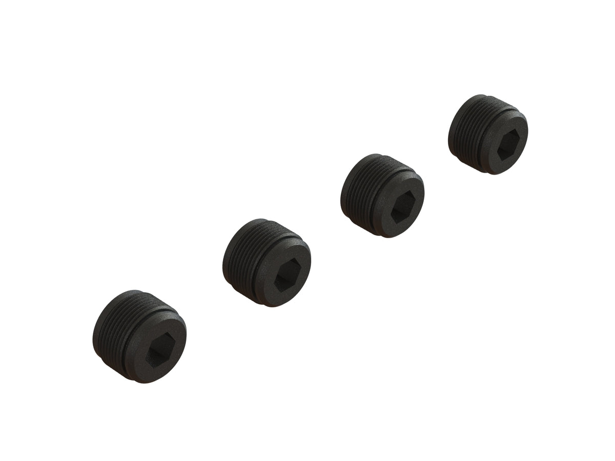 ARRMA ARA330582 ÉCROU DE MOYEU (NOIR) (4PCS)
