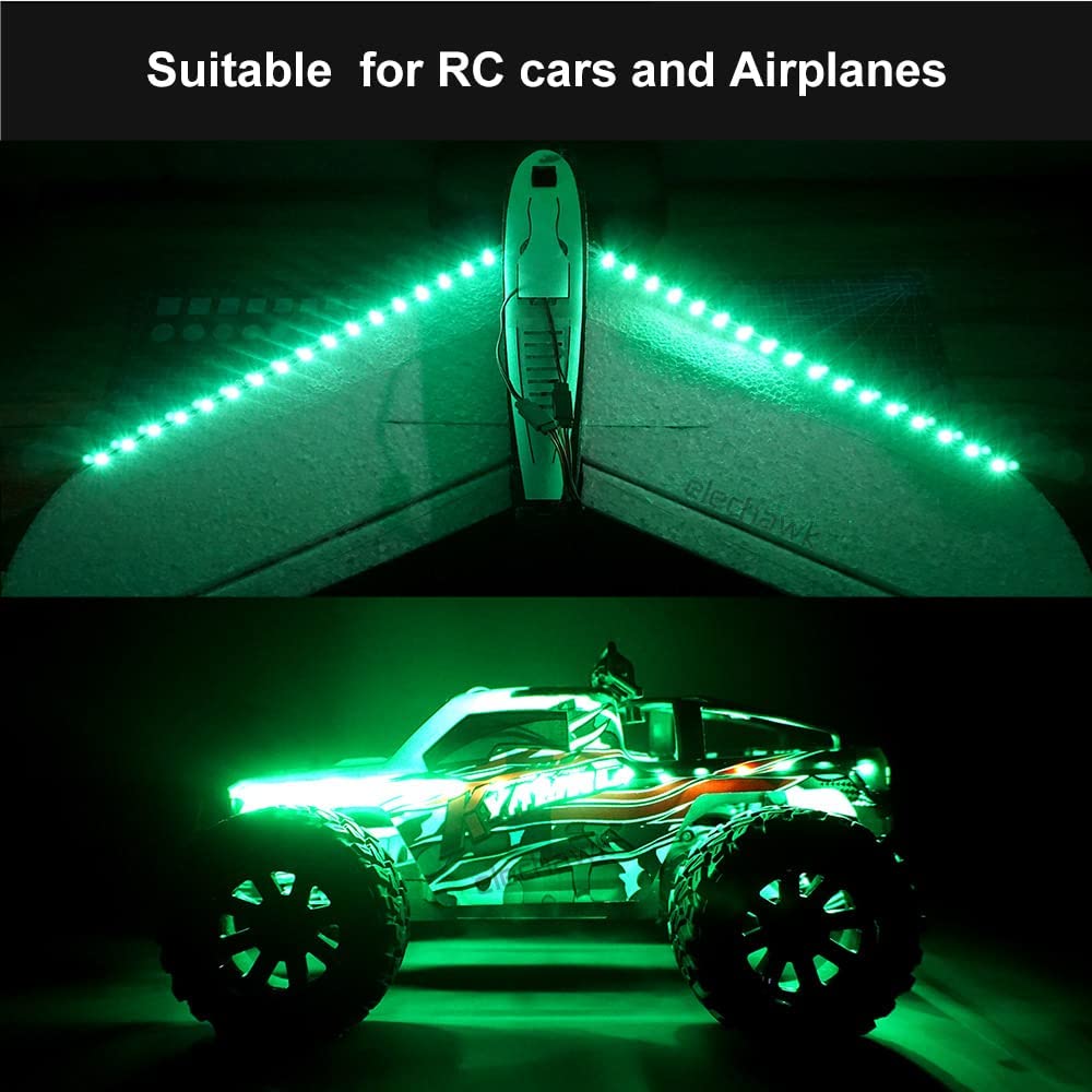 ISLANDHOBBYNUT LED Light Strip for RC (GREEN) PART# A98L