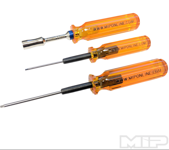 Juego de llaves MIP 9520 (3) (destornillador de tuercas hexagonal de 1,5 mm, 2,0 mm y 7,0 mm)