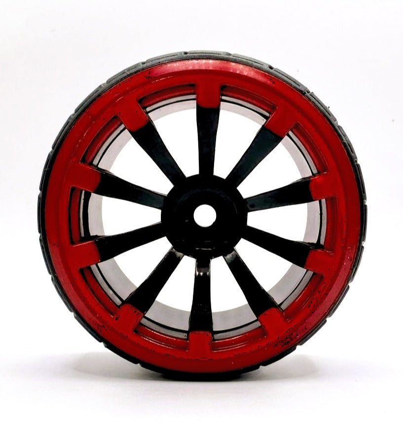 IronManRc 1/10 ROUES DRIFT AVEC PNEUS DURS * BBS MAMBAS * 4 PACK