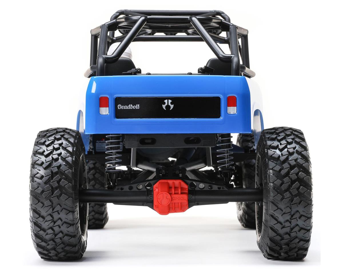Axial AXI03025T1 SCX10 II Deadbolt RTR 4WD Rock Crawler (azul) con radio de 2,4 GHz