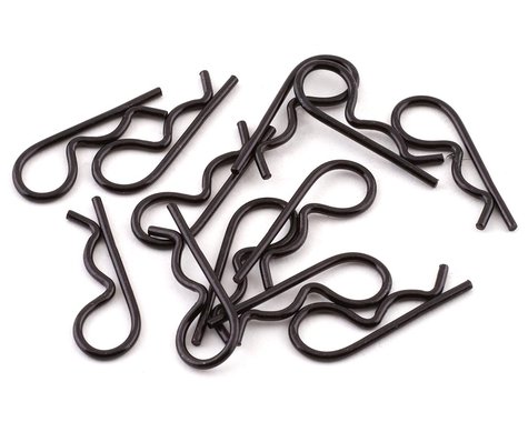 Traxxas 3934A Heavy Duty Body Clips (Black) (12)