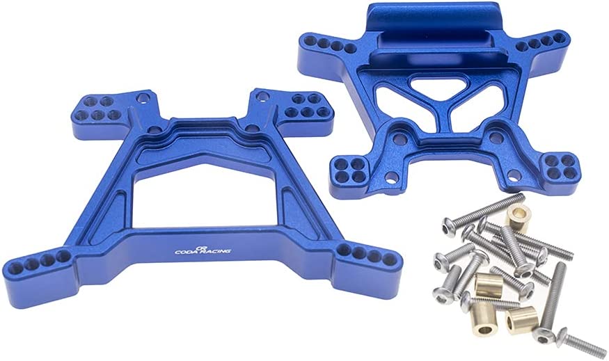 Tour d'amortisseur avant et arrière en alliage IRonManRc Traxxas 1/10 4WD Rustler 4X4 VXL