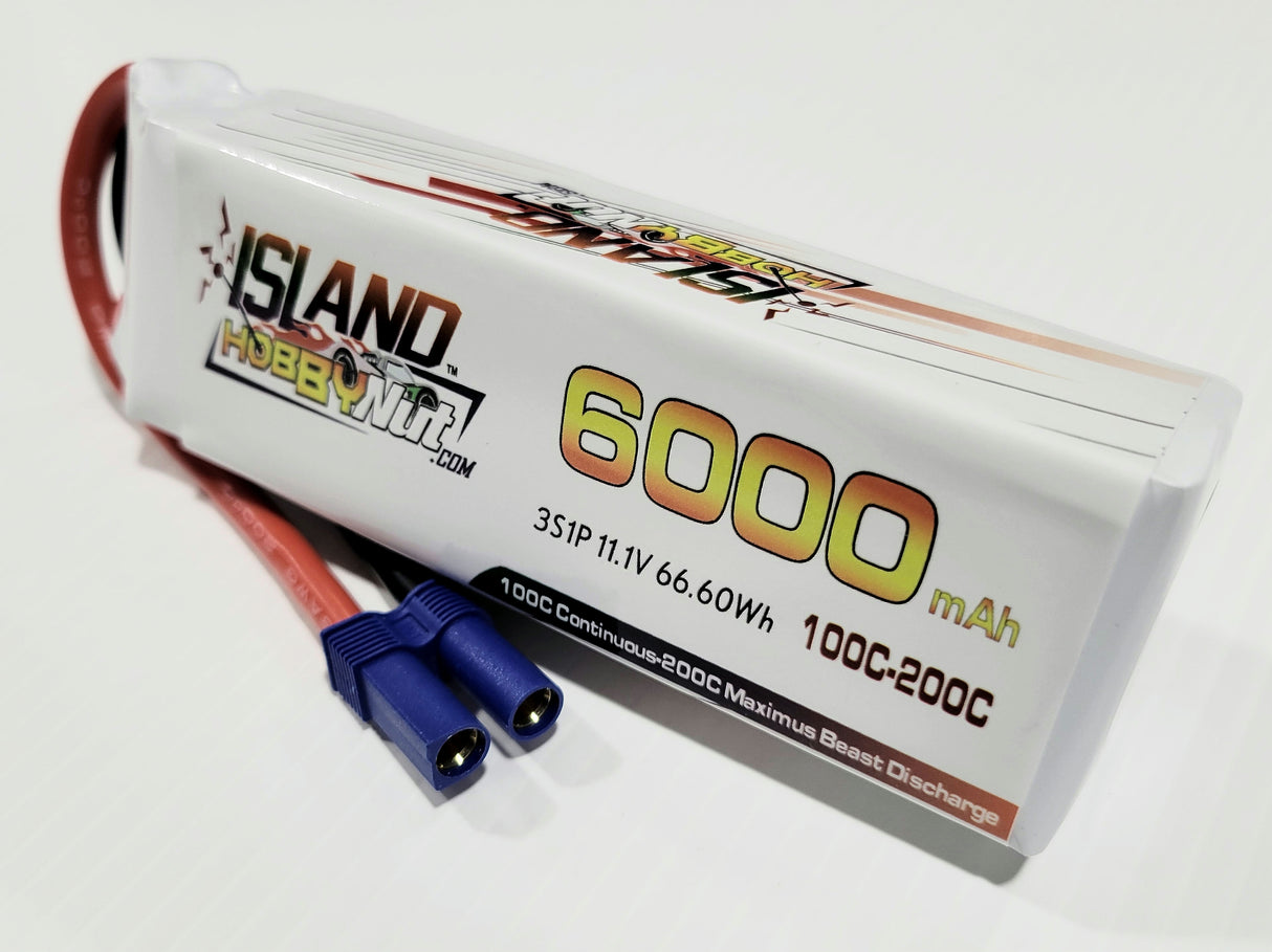 IslandHobbyNut 4s 4400 mah 11.1 v 100 - 200C BATTERIE LIPO
