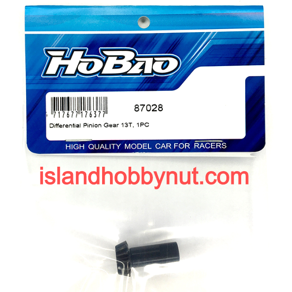 HOBAO 87028 Engranaje de piñón diferencial 13T, 1 pieza
