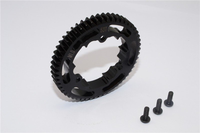 GPM TXM053TS BLACK TRAXXAS 1/8 X-MAXX STEEL SPUR GEAR (53T) - 1PC