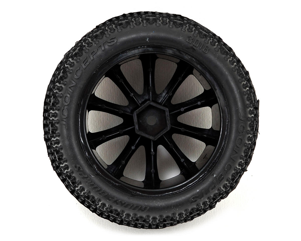 JConcepts 3018-3200 1/16 E-Revo Pre-Mounted Goose Bumps w/Rulux Wheels (2)