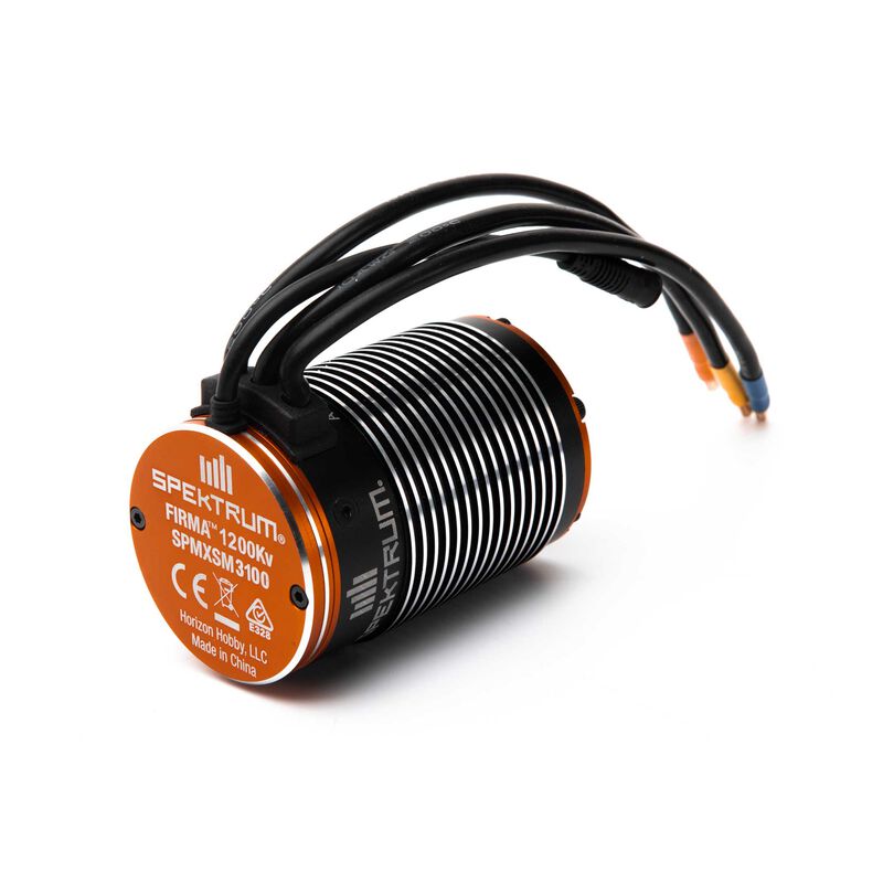 SPEKTRUM SPMXSM3100 FIRMA 1200Kv 1/6 BL Moteur sur chenilles sensoriel